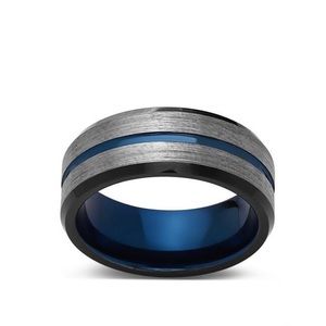 Men’s wedding band, Tungsten, scratch-resistant!